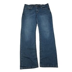 English‎ Laundry Harrow Jeans Mens 34x32 Blue Dark Wash Denim Straight Fit